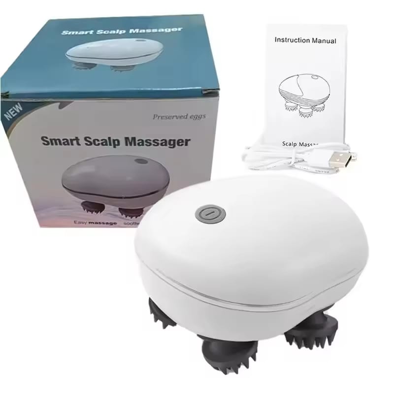 Electric Scalp Massager for Hair Growth | Wireless  Rechargeable Multi-Speed Head Massager | Smart Scalp  Massage Device for Men & Women Pakistan