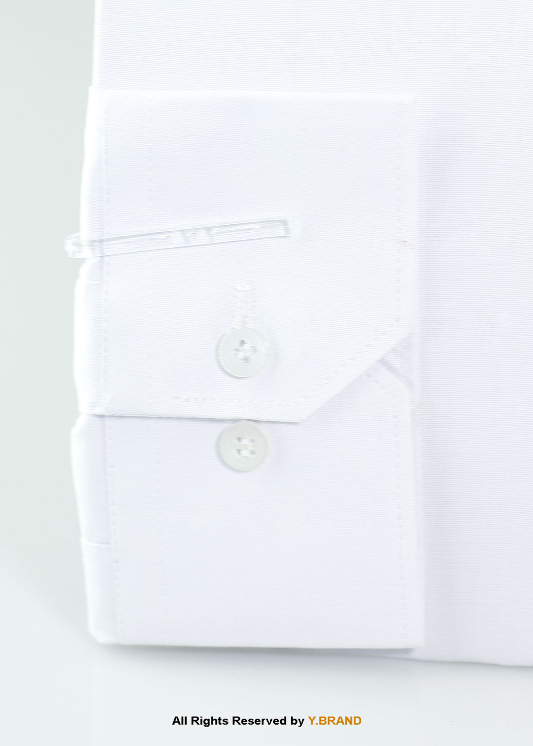 Cut Range White Slim Fit Formal Dress Shirt For Men AFS-1003