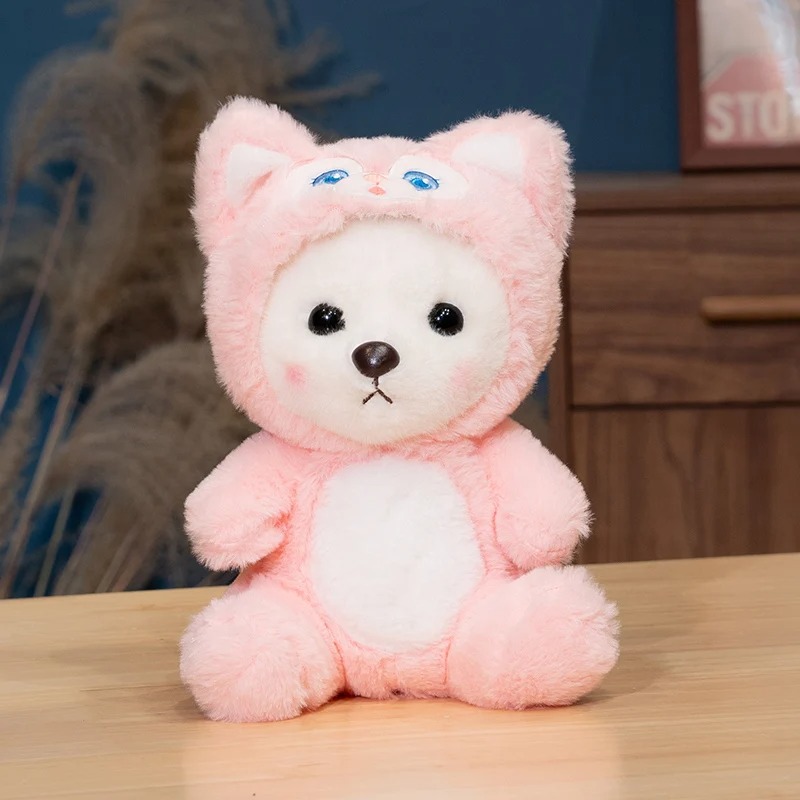 25cm Large Cute Panda Plush with Bamboo, Kawaii Soft Panda in Bamboo Stuffed Animals Toy, Plushies Doll Gifts for Kids Girls Boys Birthday Valentine (Panda in Bamboo)