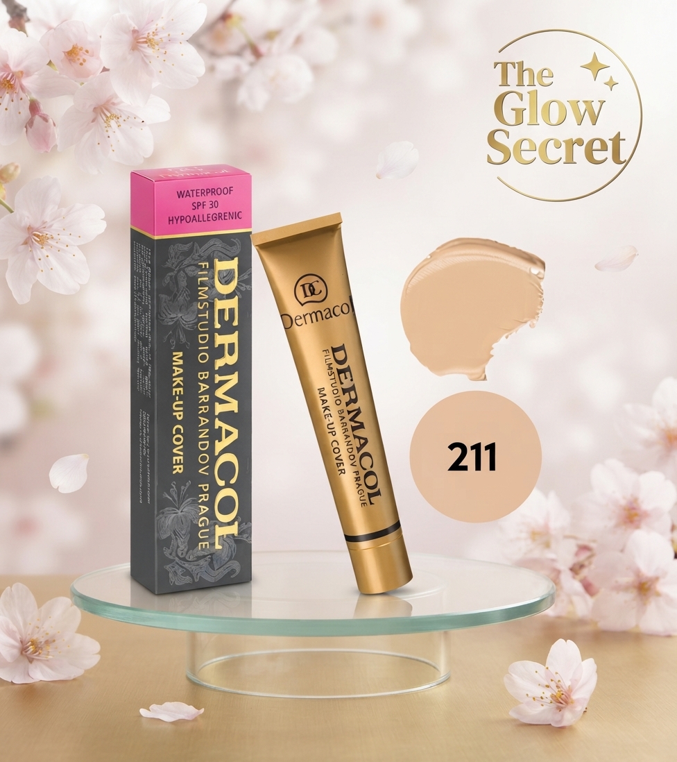 l Filmstudio Barrandov Prague Makeup Cover Shade 211 – Waterproof SPF 30 Full Coverage Foundation for Flawless, Smooth & Long-Lasting Makeup Look ✨💄