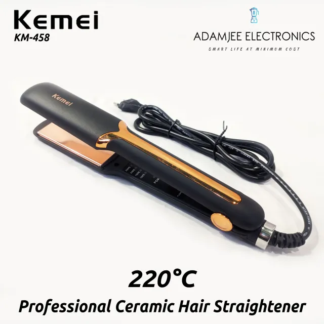 Kemei KM-458 Professional Hair Straightener and Flat Iron