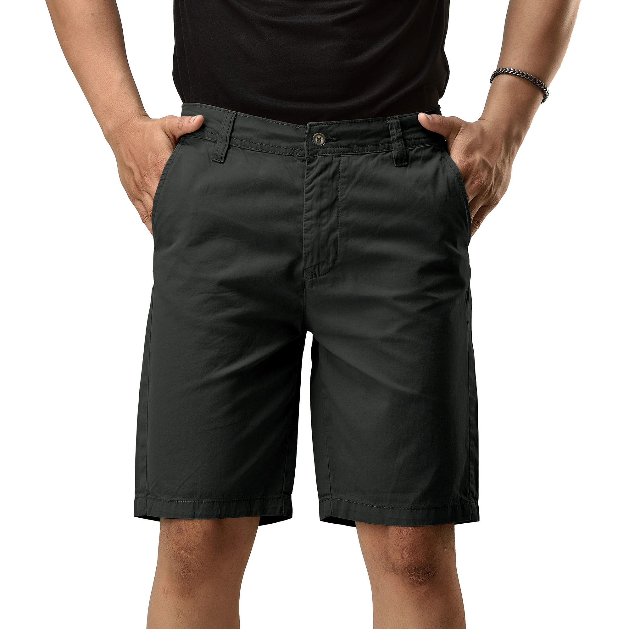 Hashback  Cotton Summer Shorts For Men - Fashionable And Stylish Men's Summer Wear, Ideal For Wash-And-Wear
