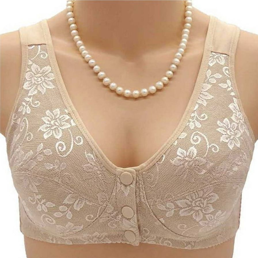 3 Button Front Open Maternity Nursing Bra for Women's
