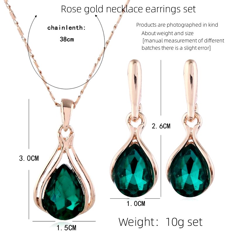 3PCS Vintage Turquoise Jewelry Set | Blue Crystal Pendant Necklace & Earrings for Men Women | Antique Silver Lantern Chain | Gift Jewelry | Daraz Pakistan