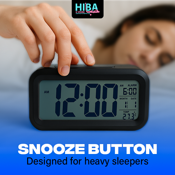 Smart Bedside Digital LED Alarm Clock Table Clock | Digital Table Clock