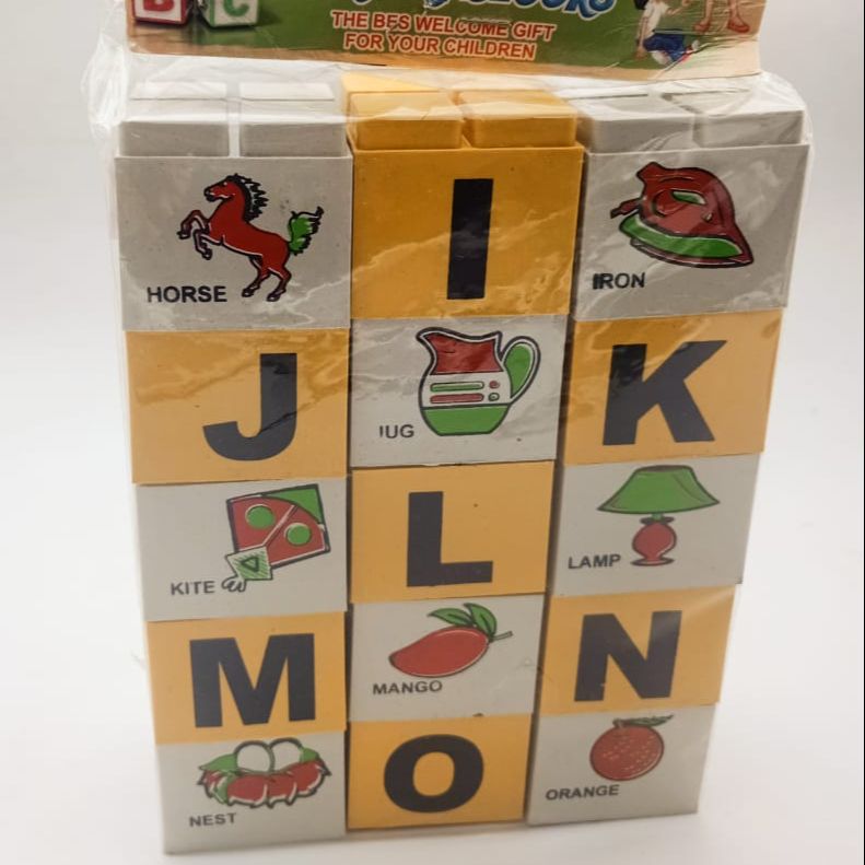 Educational Blocks Set For Kids - Nursery Alphabets & Number Blocks For Kids Education