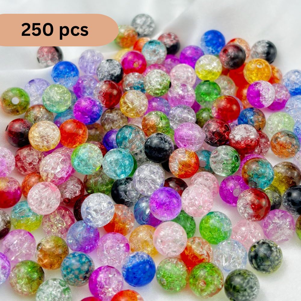 25/50/100/500/Pcs Plastic Multicolor Beads 8mm For Bracelet Making Jewelry Making accessories Multicolor Plastic Beads Bracelet and Jewelry Making Material Buy Online Pakistan Wholesale DIY for Kids Art Crafts Bracket Making Material By SAMS Arts & Crafts