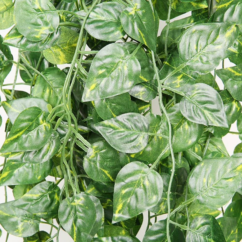1 pcs 7ft Artificial Money Plant bail Leaves for Decoration - Artificial Leaf Bail Garland for wall Hanging Home Room decoration item