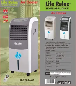 portable air cooler with ice box