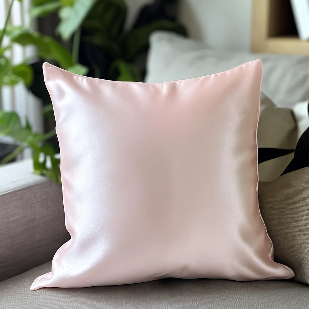 Pack of 2 Luxury Satin Silk Cushion Covers for Sofa, Bed & Home Decor – Size 16 x 16, Multiple Elegant Colors – Premium Quality Fabric