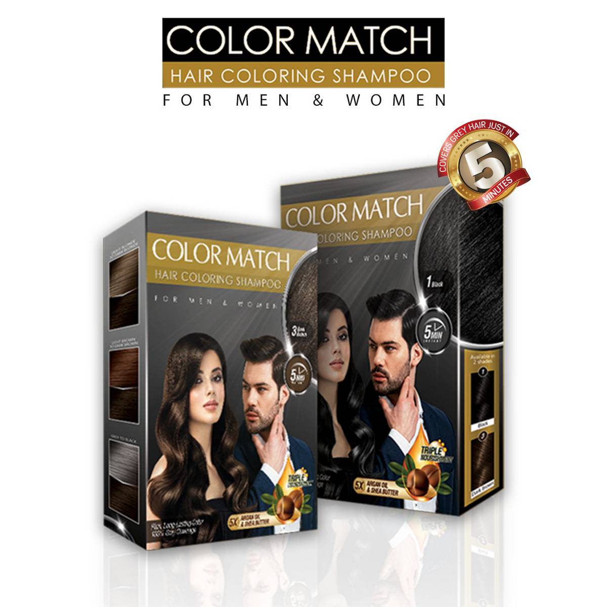 Hair Coloring Shampoo 2x Black Brown Black Rose Hair Color Buy Online At Best Prices In Pakistan Daraz Pk