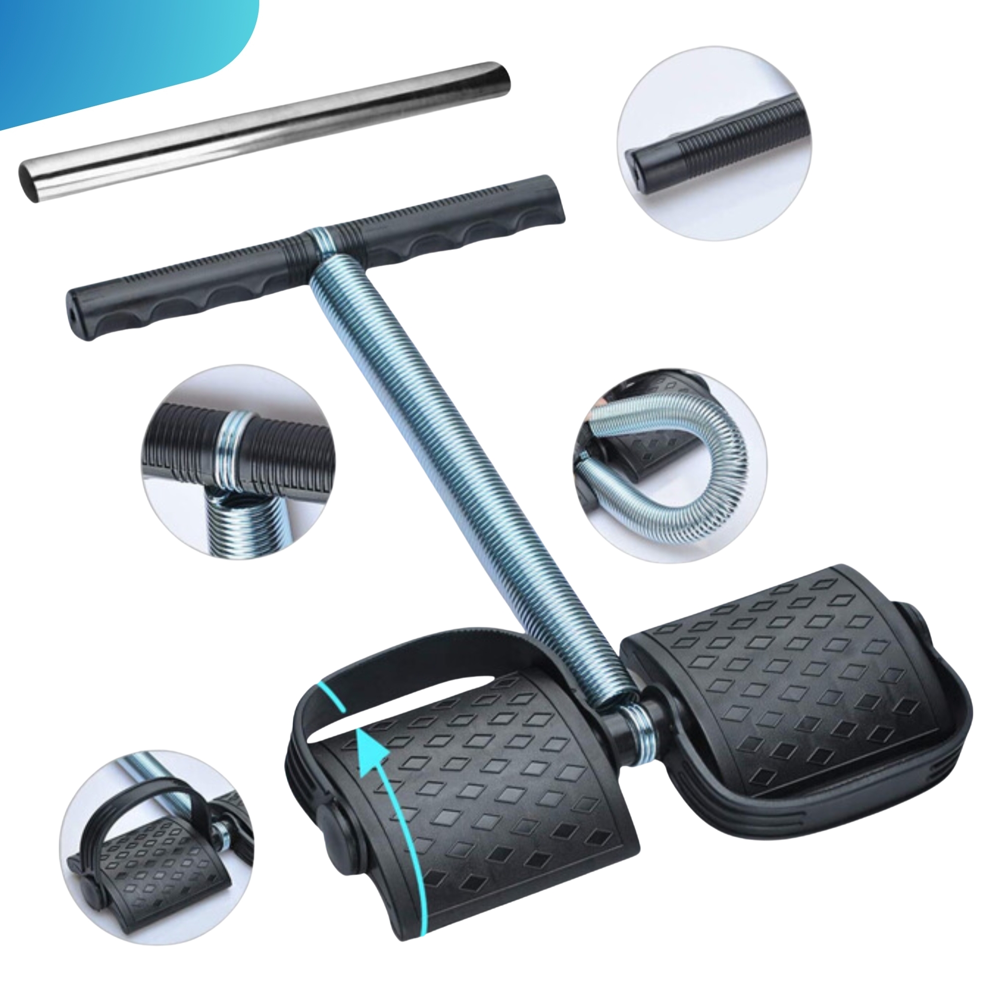TUMMY TRIMMER SINGLE AND DOUBLE SPRING HIGH QUALITY WEIGHT LOSS EXERCISE MACHINE FOR HOME GYM WOMEN AND MEN