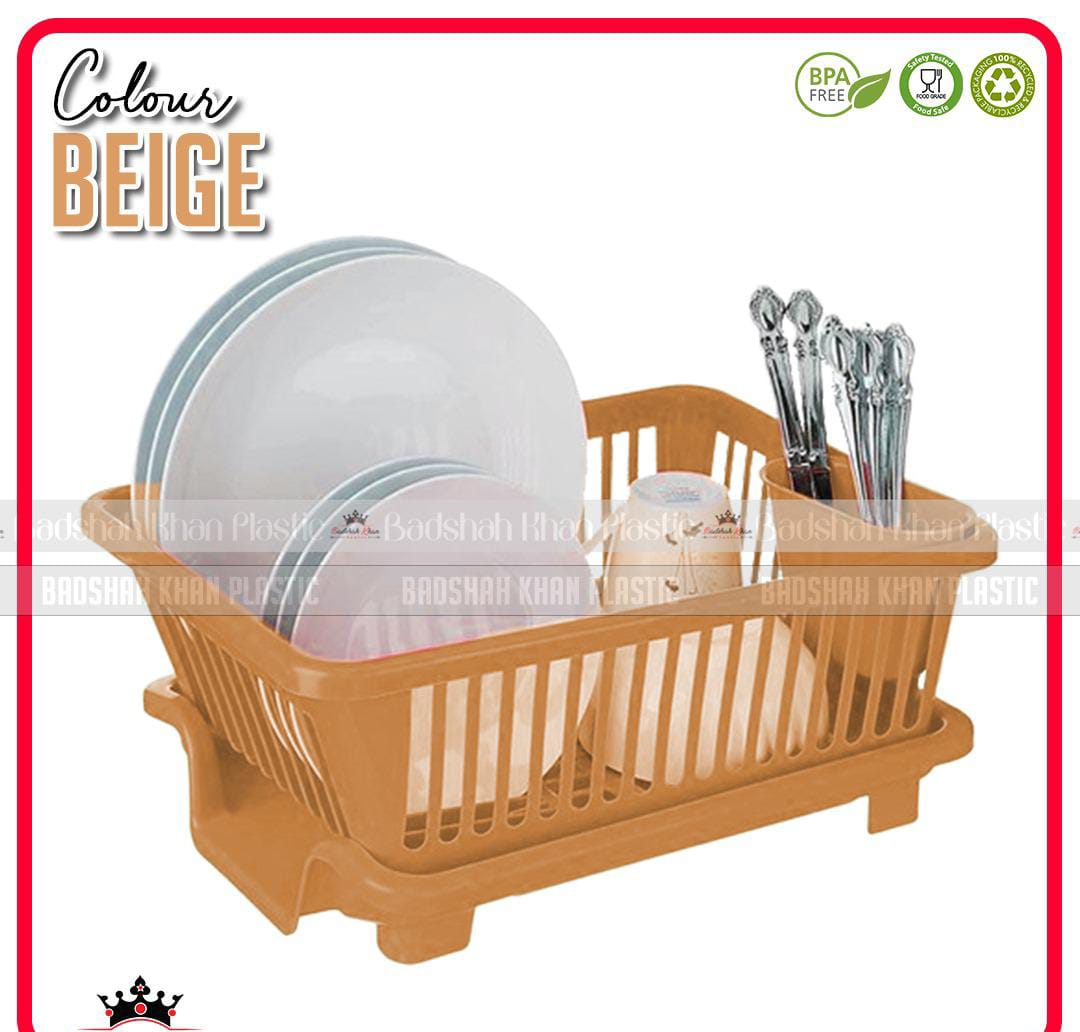 Fancy Plate Rack 3-in-1 Durable Plastic Kitchen Sink Dish Rack ...