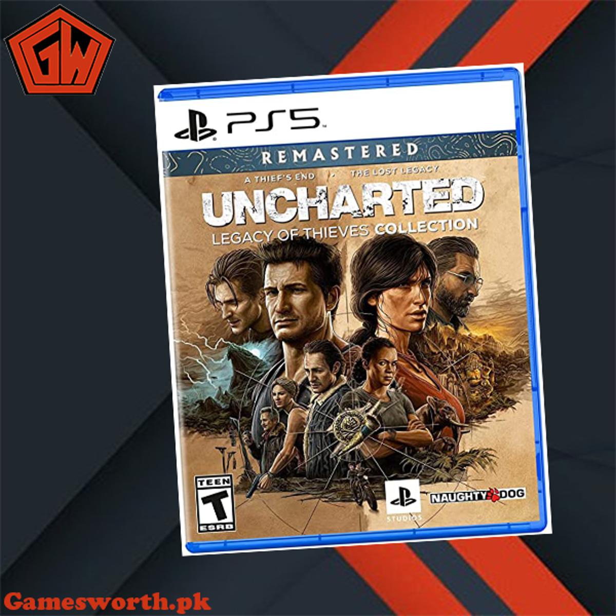 PLAYSTATION DVD UNCHARTED LEGACY OF THIEVES COLLECTION