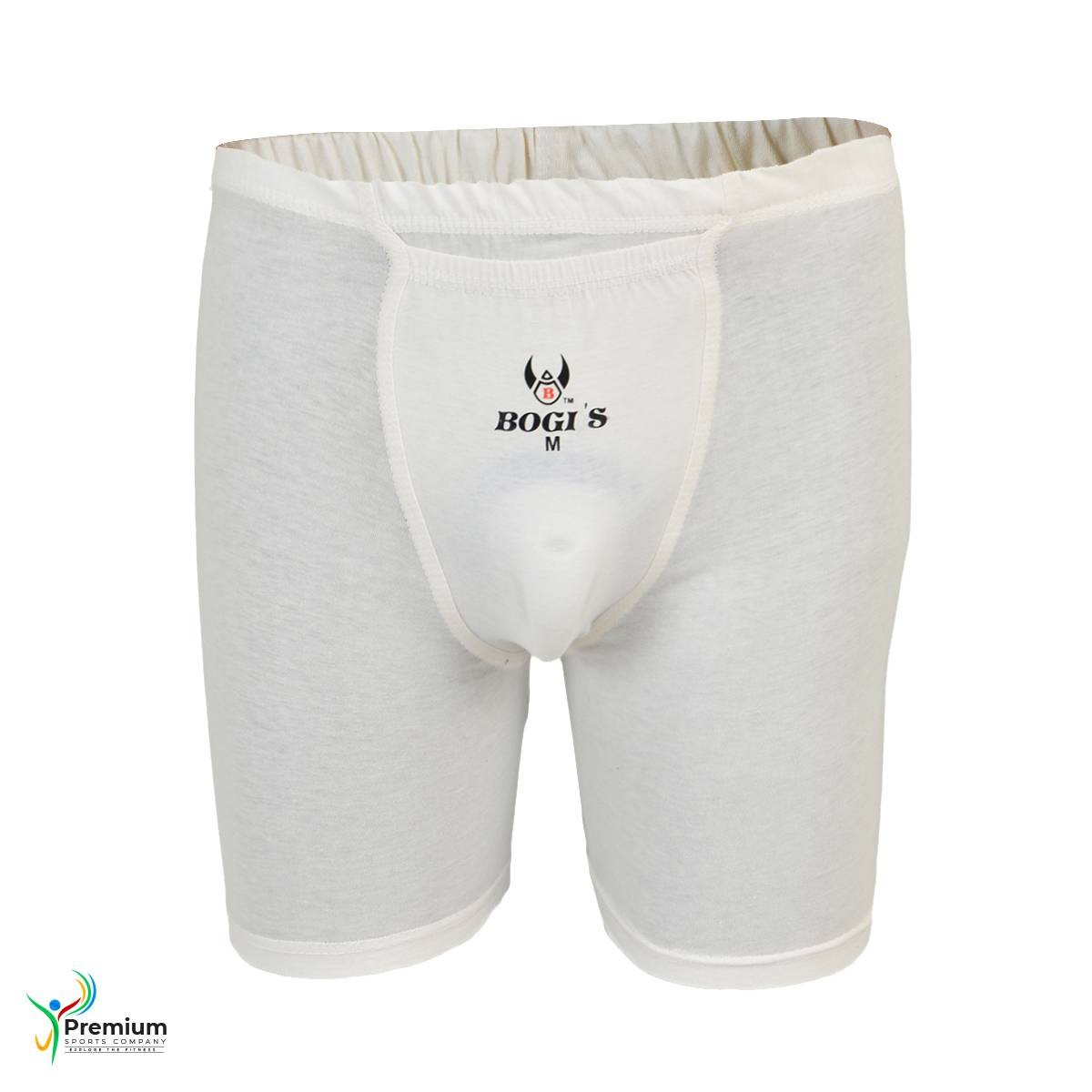 PREMIUM SPORTS Athletic Abdominal Supporter Flexible Cotton Boxer - 100% Cotton - (Size: M, L, XL) - Grey