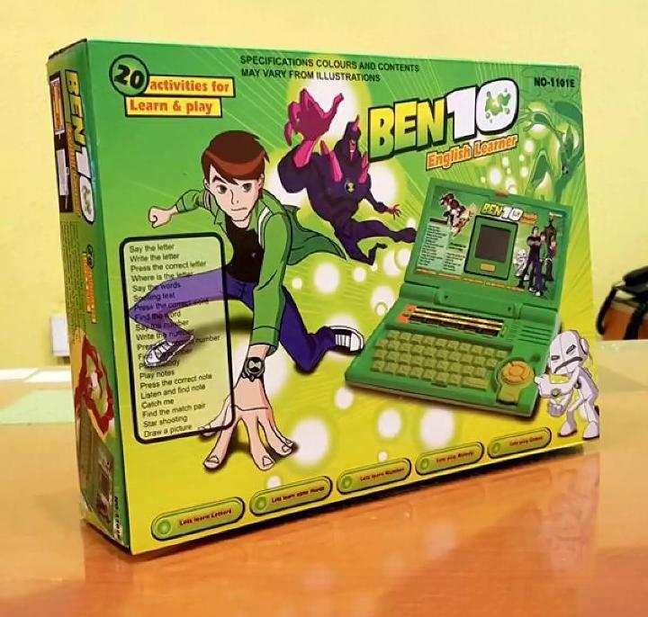 Ben 10 Educational Computer Abc And 123 Learning Kids Laptop With Led ...