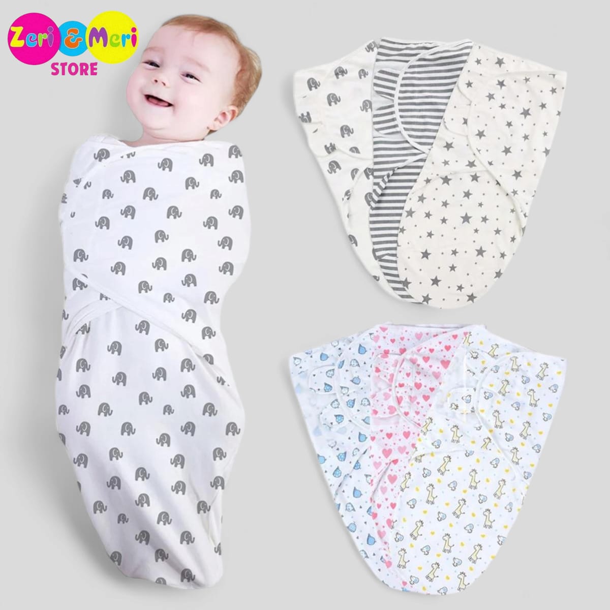 Elegant Microfiber Swaddle Blanket for Newborns 0-3 Months, Soft & Breathable Nursery Swaddle Wrap