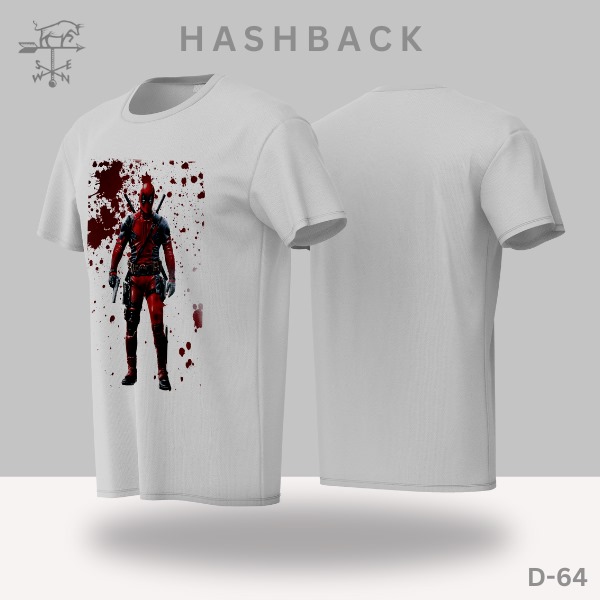 HashBack Printed Crew Neck T Shirt For Men - Round Neck III