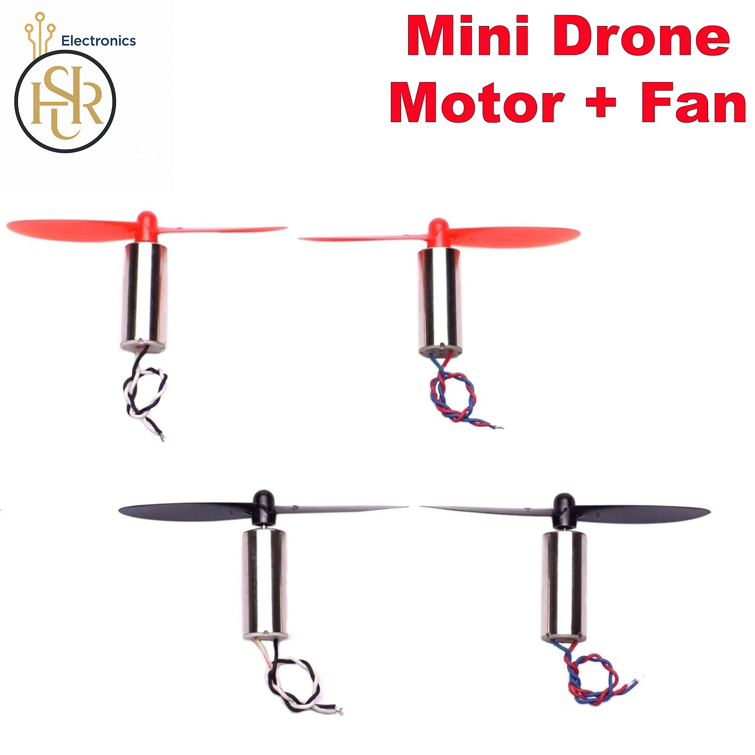 High-Quality Mini Drone Propellers with Motor - Fast-Running Blades for RC Helicopters/Drone - Compatible with DC 3-9V - New