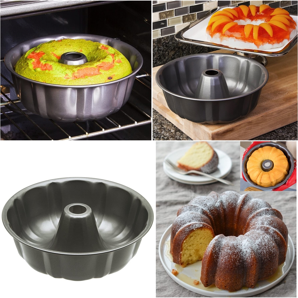 Amazon.com: Wilton Non-Stick 6-Cavity Donut Baking Pans, 2-Count : Home &  Kitchen