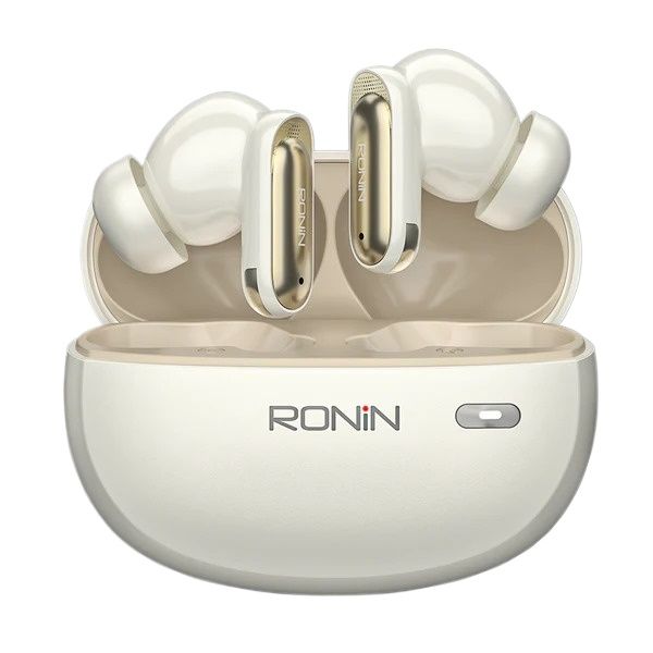 Ronin R‑7050 Eminence Wireless Earbuds – Dual‑Device Connectivity | 13 mm Drivers | ANC + ENC + Transparency | 24 h Music | 70 h Standby | Bluetooth 5.3