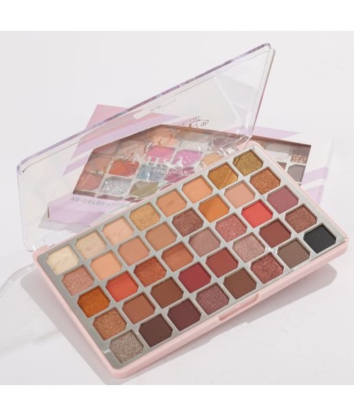 40 Color Eyeshadow Palette – Highly Pigmented Matte & Shimmer Shades | Long Lasting, Smooth Blend Eye Makeup Kit