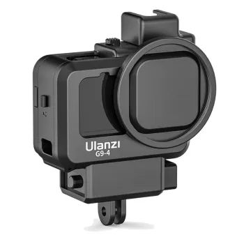 Ulanzi G9 4 Action Vlog Camera Cage Protective Housing With Dual Cold Shoe Mount 55mm Filter Adapter For Gopro Hero 9 Buy Online At Best Prices In Pakistan Daraz Pk