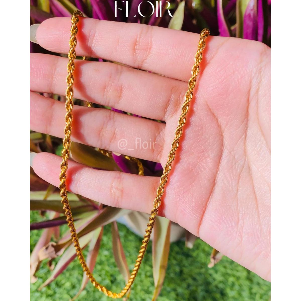 New Trendy Golden Rope Chain For Men and Girls -  Order Studio