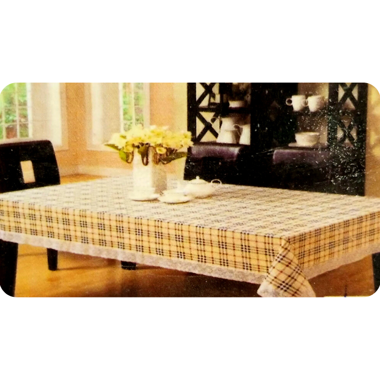 6 Chairs Rectangle , Oval & Round Fancy Dining Table Cover Sheet
