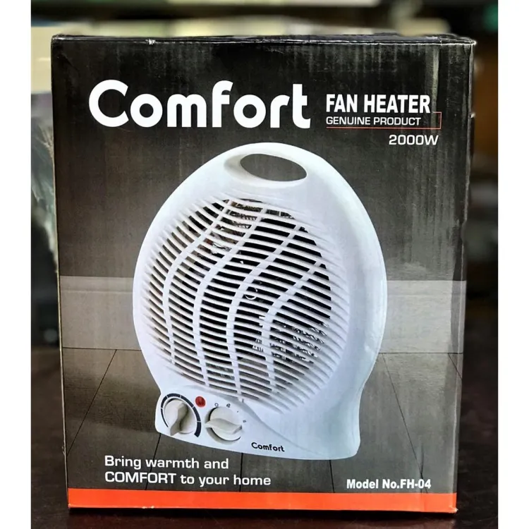 COMFORT Fan Heater With Dual Thermal Control u0026 Cooling Fan - Electric Fan  Heater
