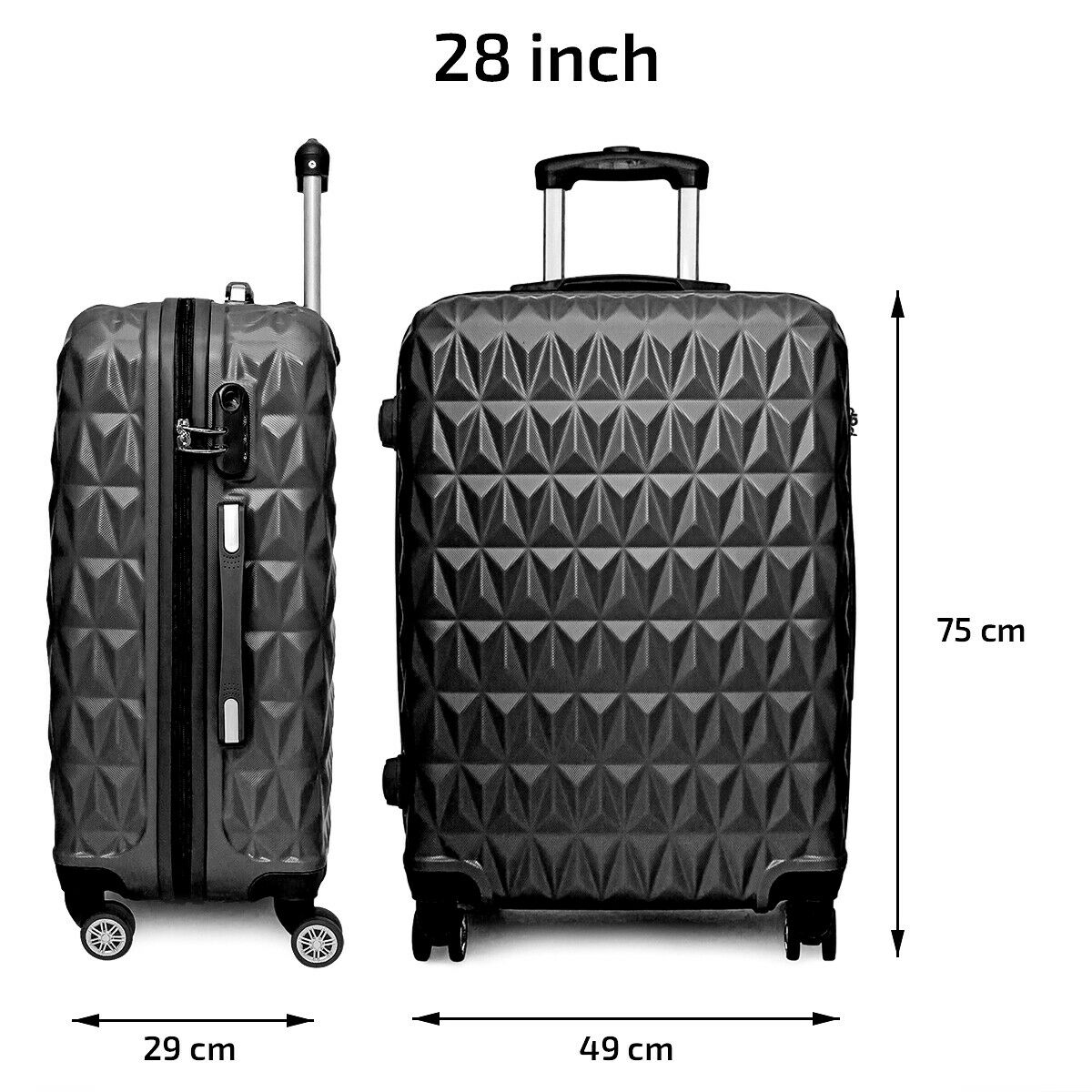 four wheel luggage bags