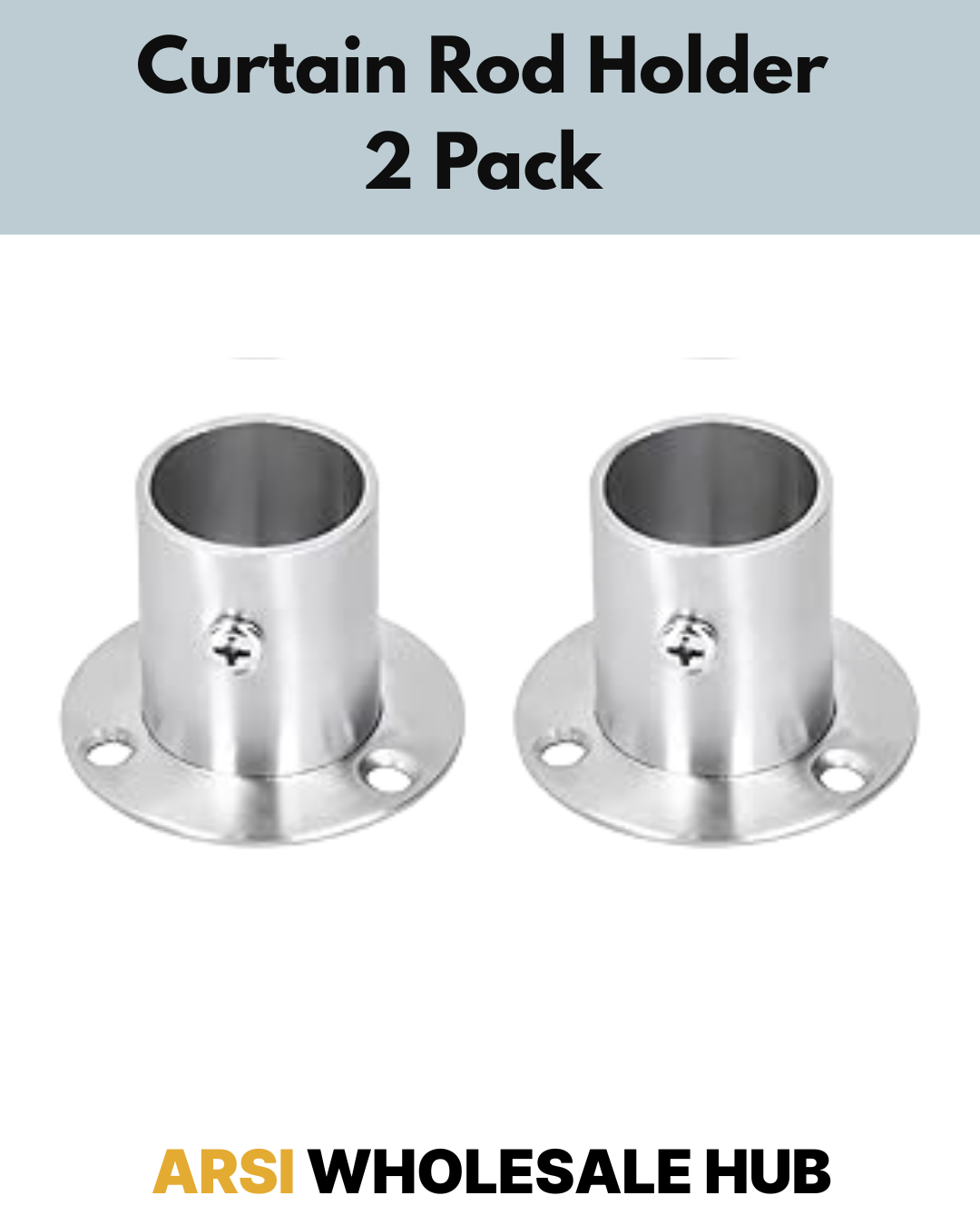 Curtain Rod Holder – Curtain Rod Brackets | Brackets for Curtain Rod- Arsi Wholesale Hub