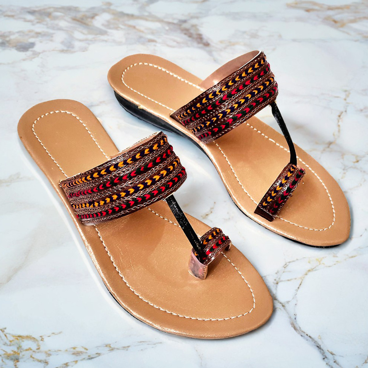 FootForward Women’s Handmade Sandals - Stylish and Comfortable Slippers