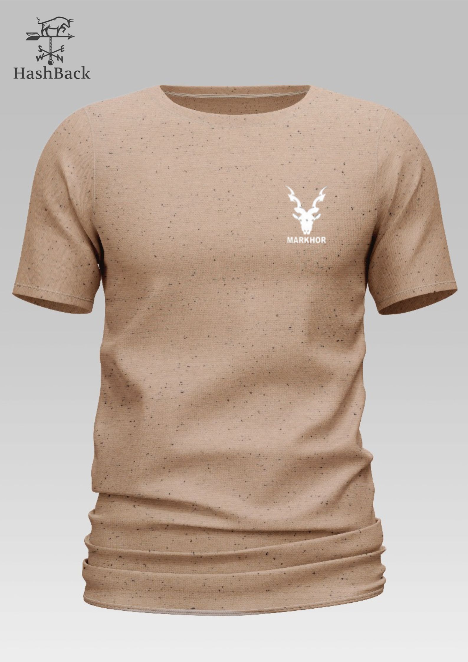 HashBack basic Oversized premium Tshirt For Men Markhor Printed