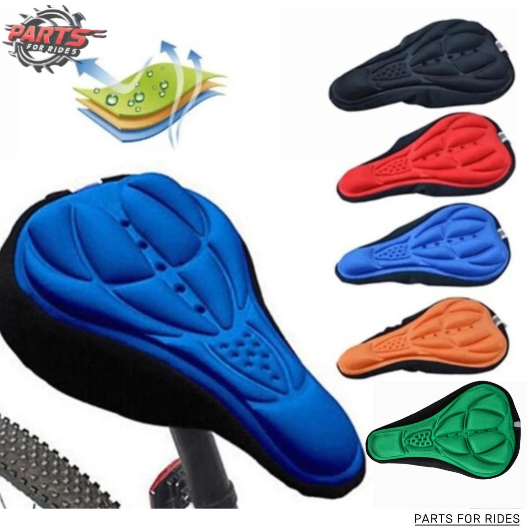 Mountain Bike Riding Thickened Silicone Seat Cover Bicycle Cushion Cover - bicycle Seat Cover - gel cover high-quality - cycle cover | PARTS FOR RIDES