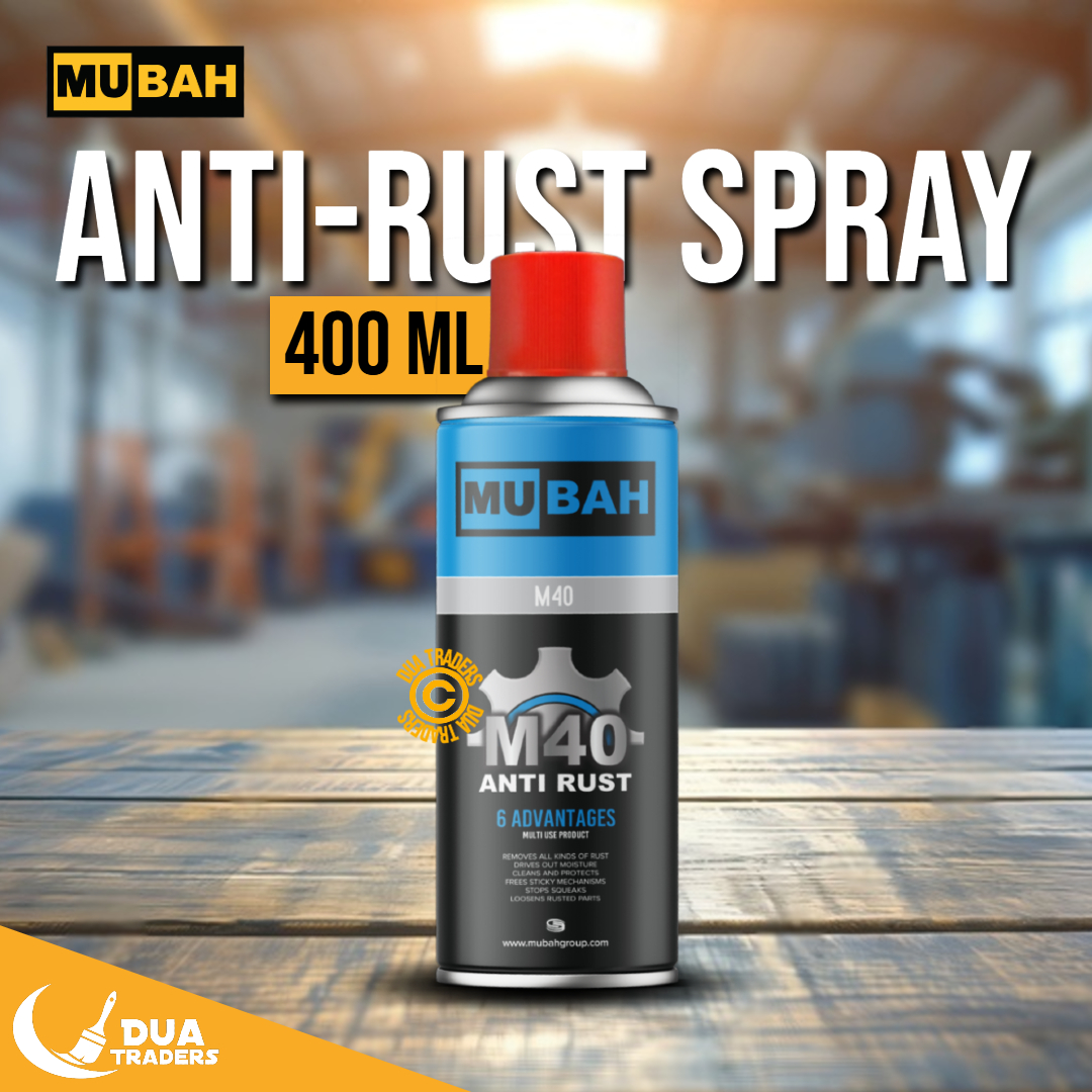 MUBAH M40 High-Quality Anti-Rust and Lubricant Spray - Metal Protection Solution