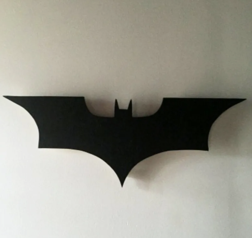 3D Batman Led Wall Lamp - Gaming WALL Decor - Gaming room decor - Color Black