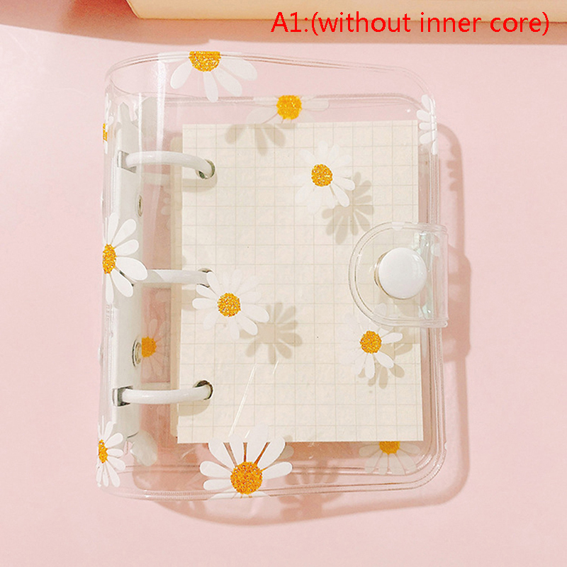 Mini 3 Hole Daisy Binder Note Planner Organizer Notebook Journal Diary