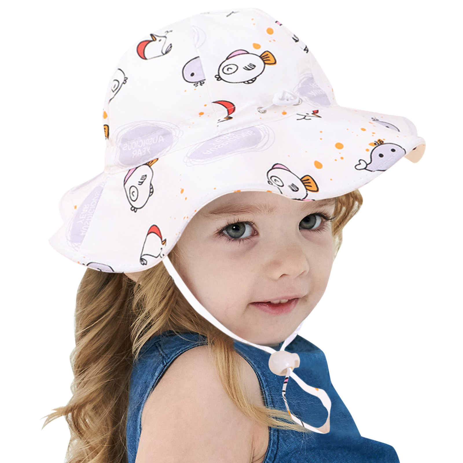 Hat Summer Spring Bucket Hats Cute Sun Protection Chin Strap Adjustable Outdoor Sun Cap Birthday Kids Hat Kids Hat And Cape Buy Online At Best Prices In Pakistan Daraz Pk