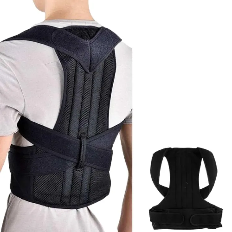 Body Posture Corrector Belt - Shoulder Support Relief And Back Pain Relief  Belt - Adjustable Posture Support Brace For Men And Women