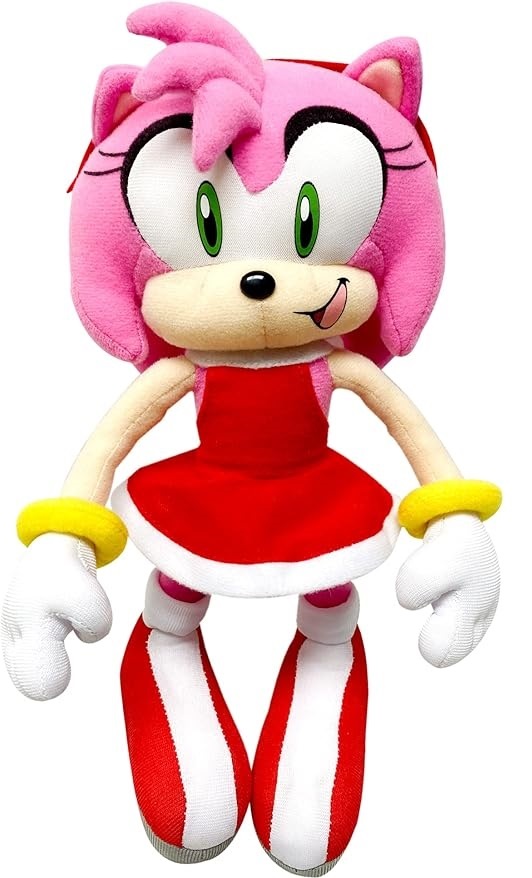 Sonic & Friends – 18” Big Plush Toys | Soft Stuffed Dolls | Perfect Kids Gift & Collectible (Sonic, Tails, Knuckles, Shadow, Amy, Silver).