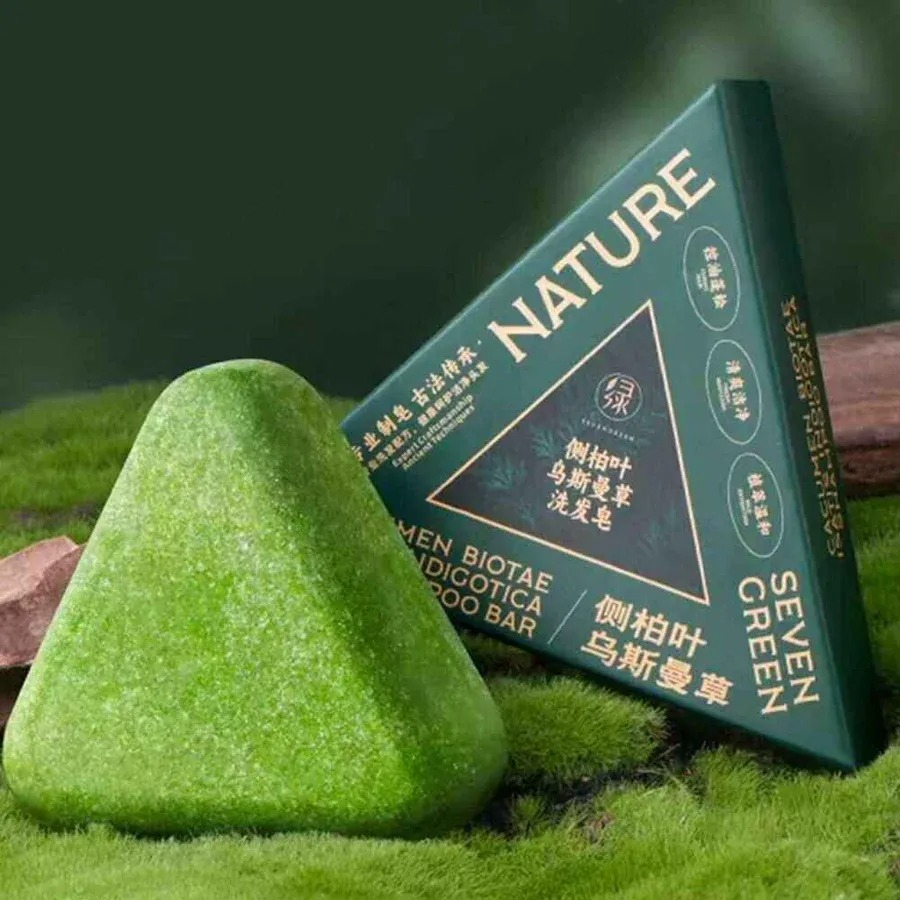 Nature Triangle Shampoo Bar – Anti Dandruff Hair Shampoo Soap for Hair Fall Control, Hair Strengthening, Deep Scalp Cleansing & Healthy Hair Care for Men & Women | Beautiful Replica
