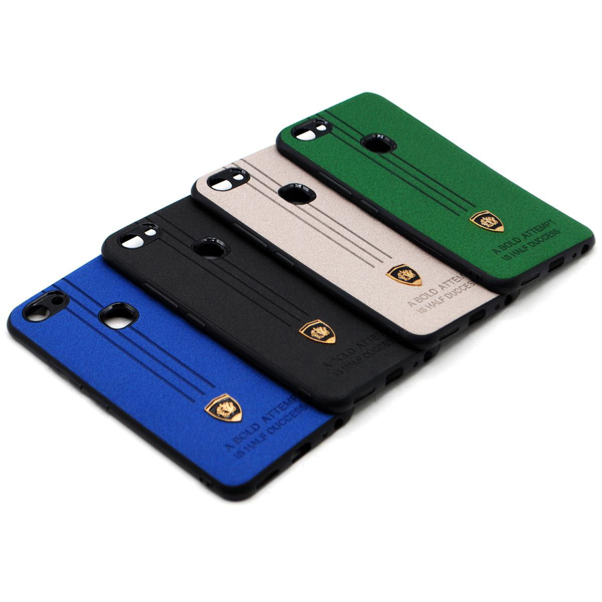 Vivo Y81 Vivo Y83 Leather Back Cover Premium Quality LOGO Case