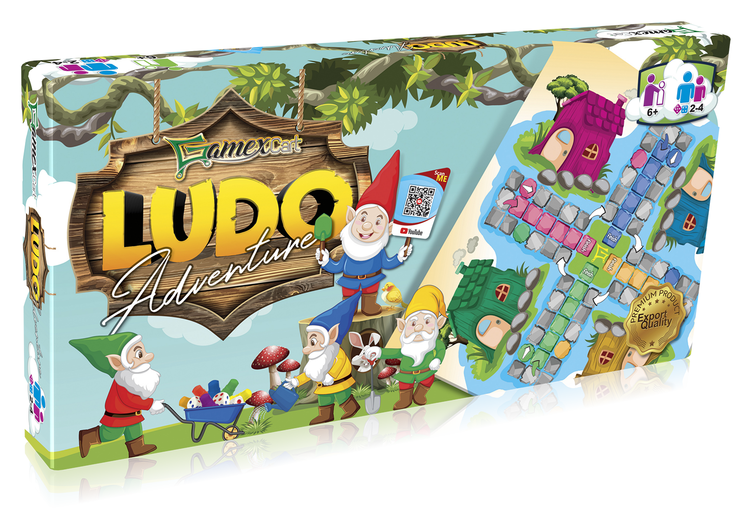 Ludo Adventure – Snakes & Ladders Board Game Indoor Game