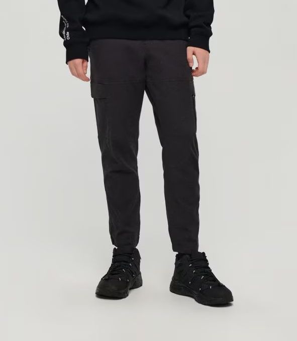 HashBack Men's Cargo Jogger Trousers Multicolor Cotton Summer 6-Pocket Elasticated Bottom Stylish Fit