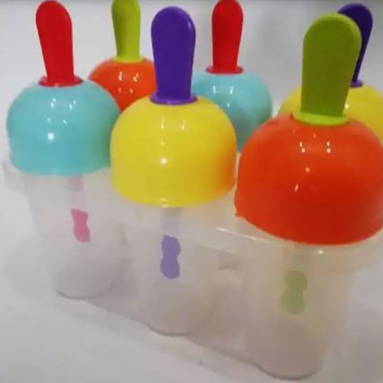 Reusable Ice Cream Maker Ice Lolly Molds Set Pack Of 6