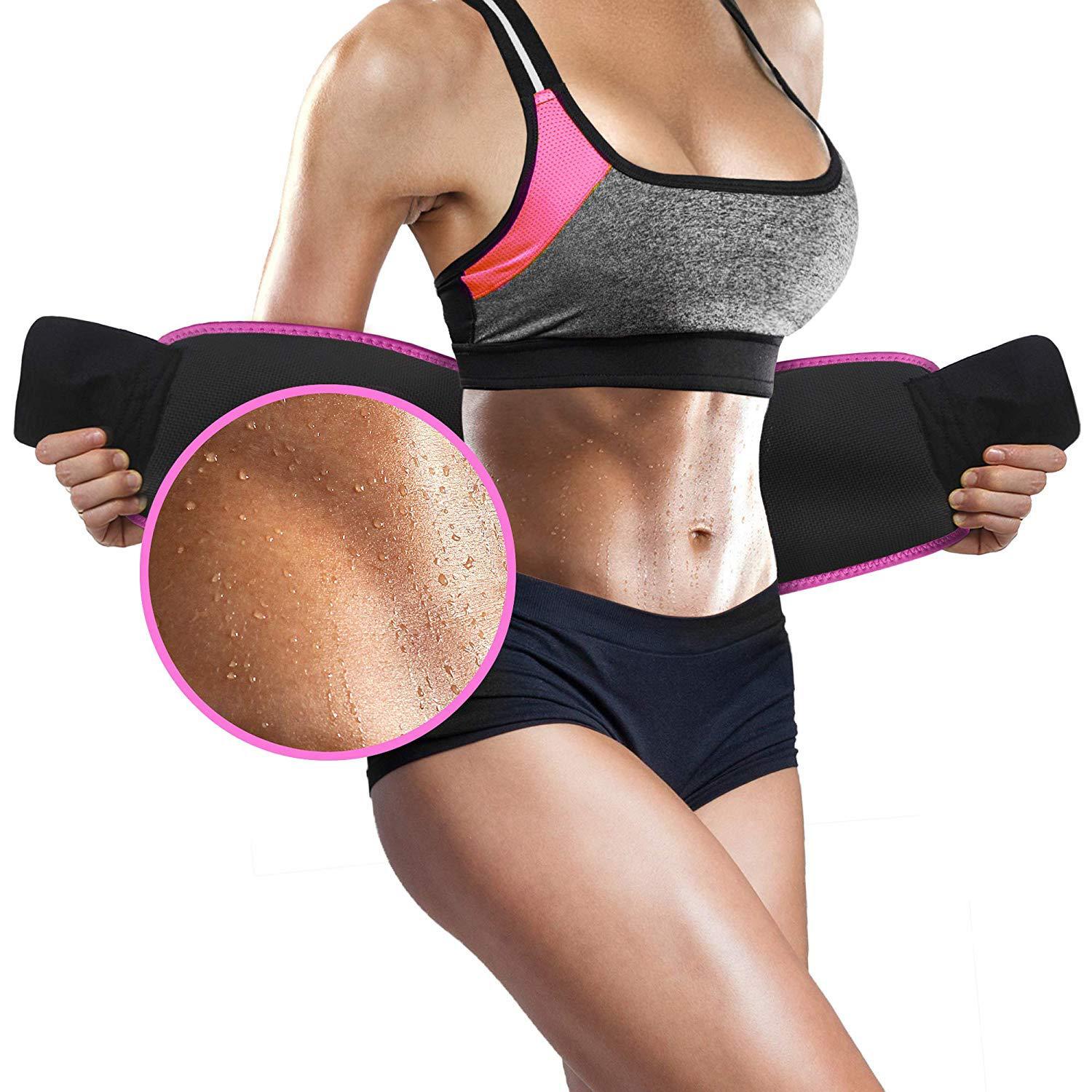 Slimming Belt Hot Shapers Belt Belly Slimming Belt / Tummy Trimmer Belly Fat Burner for Men & Women