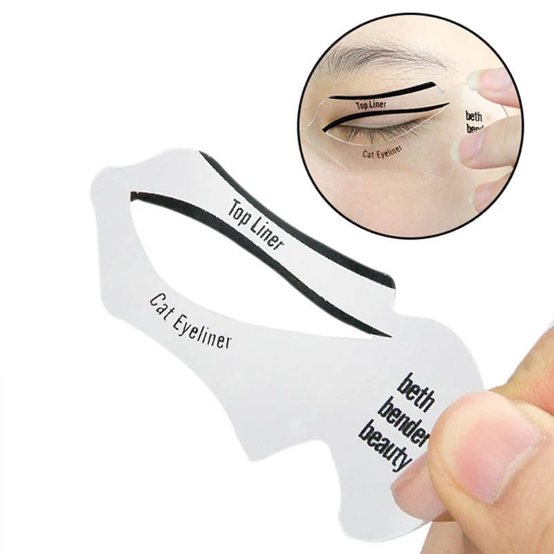 6 Pcs Stencils For Perfect Cat Eye & Smokey Eyes