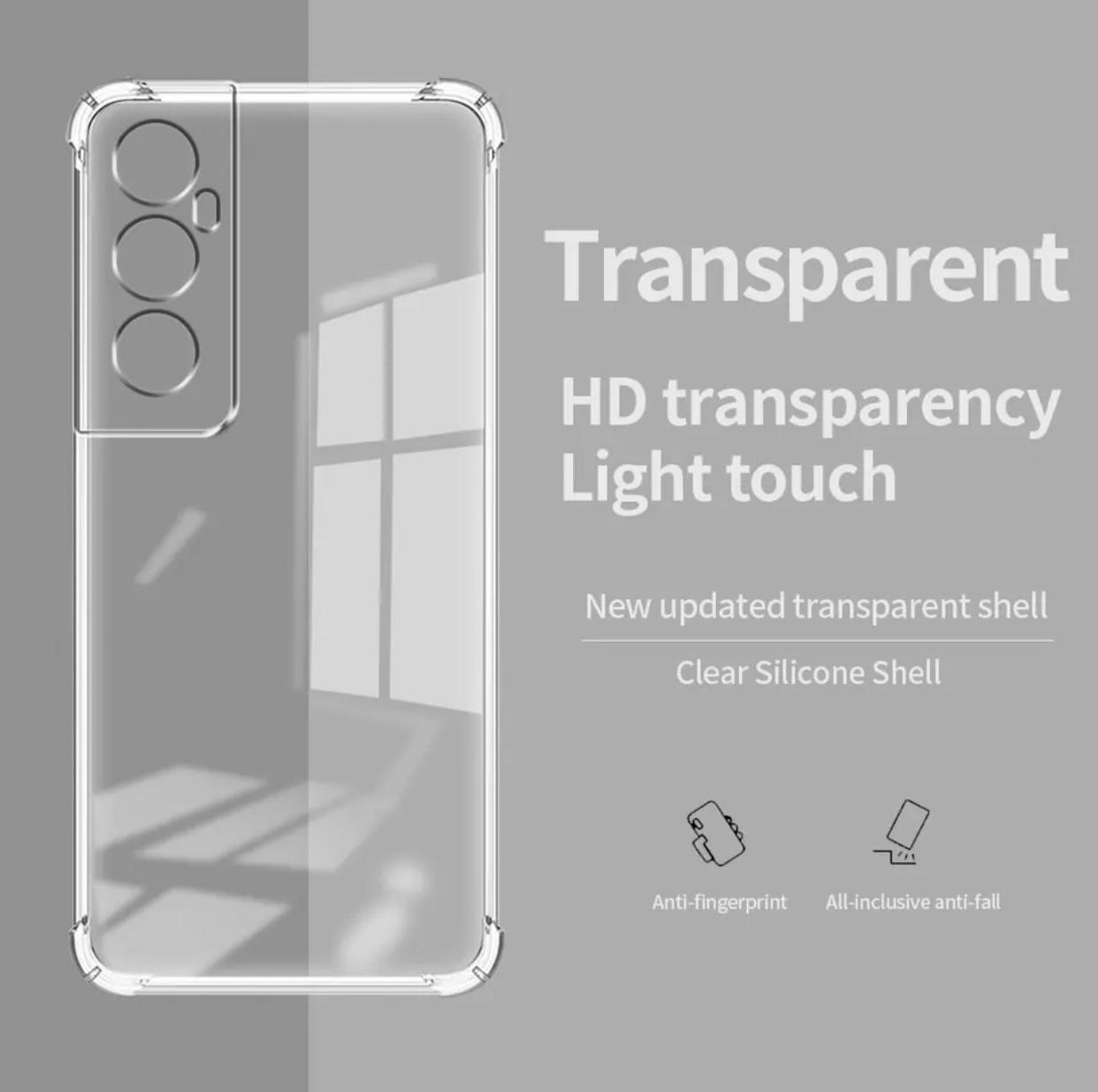Realme C65 4G Back Cover Bumper Transparent Soft Clear Silicon Jelly Back Case Imported