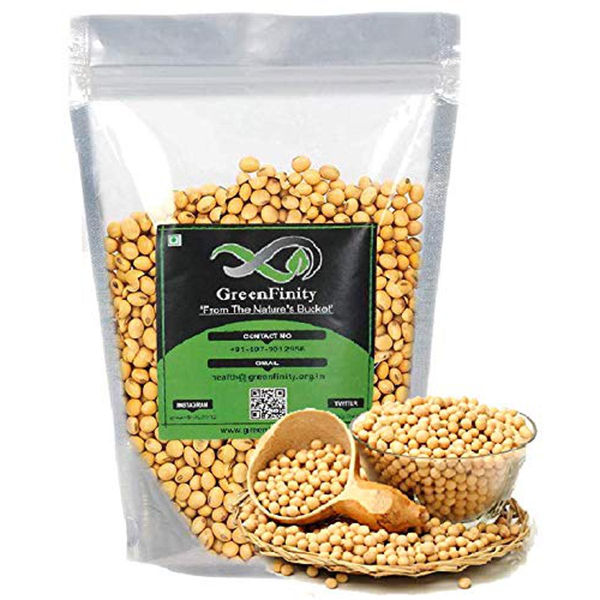 GreenFinity: Soybeans (SOYA Bean) - 200Gms | High Protein. | Daraz.pk